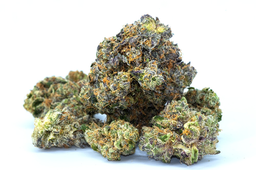 Frosty craft cannabis flower buds